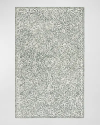 Ralph Lauren Etienne Hand-tufted Rug, 6' X 9' In Sage, Ivory
