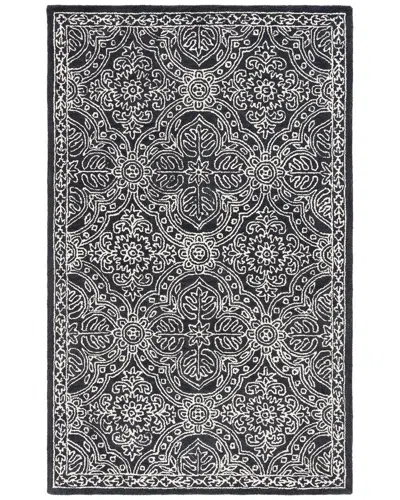 Ralph Lauren Lauren  Etienne Hand Tufted Wool-blend Rug In Black