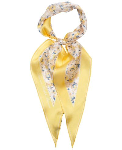 Lauren Ralph Lauren Floral Small Diamond In Yellow