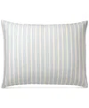 Ralph Lauren Graydon Bold Stripe Sham, King In Dune And Chambray