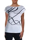 Ralph Lauren Logo-print Cotton-blend Top In White