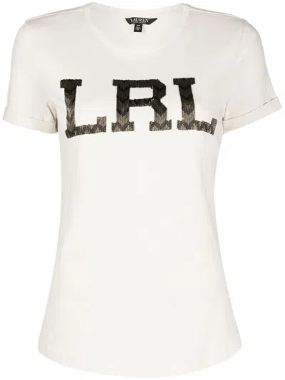 Lauren Ralph Lauren Hailly Short-sleeve T-shirt In Nude