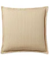 Ralph Lauren Hallie Striped Sham, European In Tan Multi