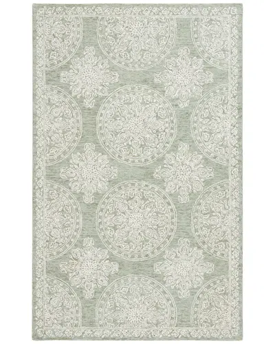 Ralph Lauren Lauren  Hand Tufted Wool & Cotton Rug In Green