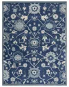 Ralph Lauren Lauren  Hand Tufted Wool-blend Rug In Blue