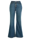 Ralph Lauren Women's High-rise Pleated Wide-leg Jeans In Blue