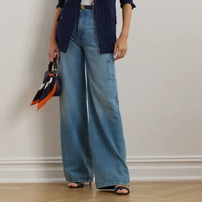 Ralph Lauren High-rise Wide-leg Carpenter Jean In Melody Wash