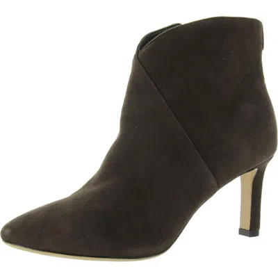 Ralph Lauren Isabelle Womens Zipper Leather Ankle Boots In Multi