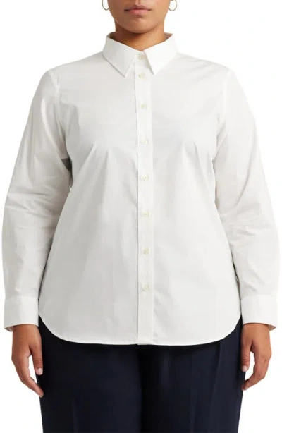 Ralph Lauren Lauren  Jamelko No-iron Button-up Shirt In White