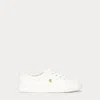 Ralph Lauren Low-top Lace-up Sneakers In White
