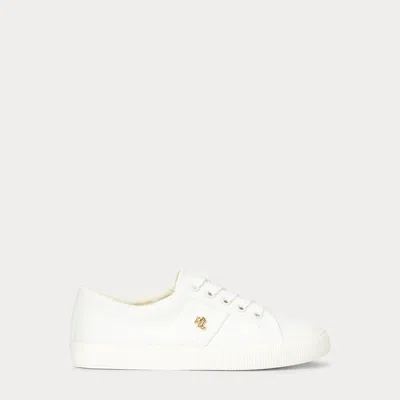 RALPH LAUREN JANSON II CANVAS SNEAKER