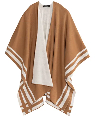 Ralph Lauren Jet Setter Wrap In Camel,cream