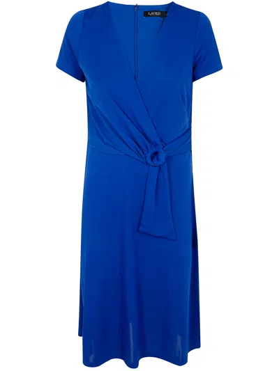 RALPH LAUREN LAUREN RALPH LAUREN KARLEE SHORT SLEEVE DAY DRESS
