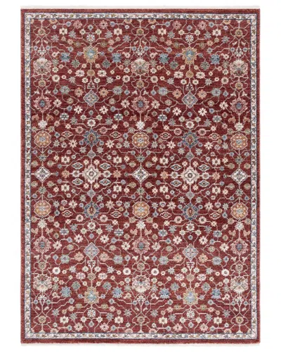 Ralph Lauren Lauren  Kempton Power Loomed Spacedyed Rug In Red