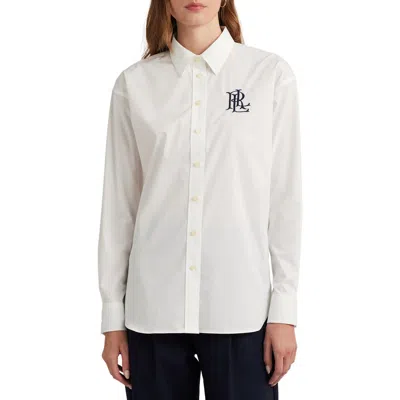 RALPH LAUREN LAUREN RALPH LAUREN RELAXED FIT STRETCH COTTON SHIRT
