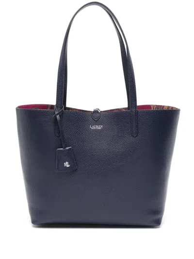 Ralph Lauren Large Reversible Tote Bag In Blue