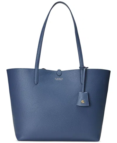 Lauren Ralph Lauren Large Reversible Tote Bag In Id Dsk,blm