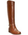 Ralph Lauren Buckle-fastening Leather Boots In Deep Saddle Tan