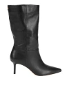 Ralph Lauren Lauren  Leannah Nappa Leather Boot Woman Boot Black Size 8 Sheepskin In Black