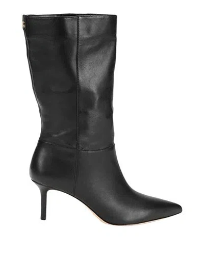 Ralph Lauren Lauren  Leannah Nappa Leather Boot Woman Boot Black Size 8 Sheepskin