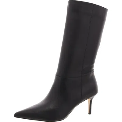 Ralph Lauren Leannah Womens Leather Dressy Mid-calf Boots In Multi