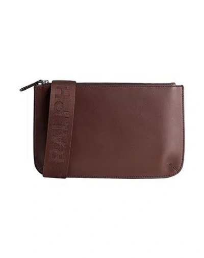 Ralph Lauren Lauren  Leather Medium Landyn Crossbody Bag Woman Cross-body Bag Cocoa Size - Cow Leathe In Brown