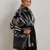Ralph Lauren Leather Medium Witley Bucket Bag In Black