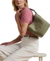 Ralph Lauren Leather Medium Witley Bucket Bag In Sage Green