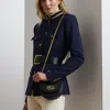 Ralph Lauren Leather Small Witley Crossbody In Black