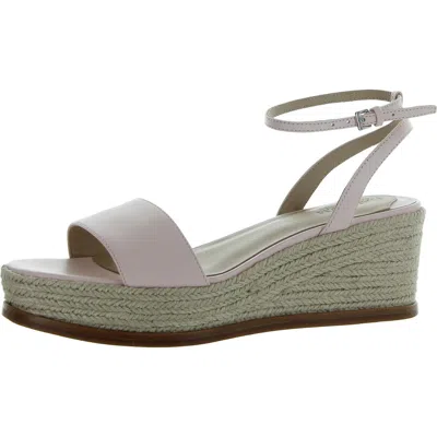RALPH LAUREN LEONA WOMENS WOVEN LEATHER PLATFORM SANDALS