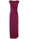 Ralph Lauren Leonida Sleeveless Gown In Pink & Purple