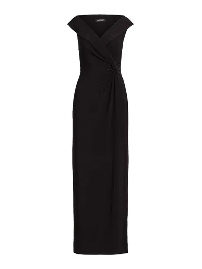 Lauren Ralph Lauren Leonidas Long Dress In Black