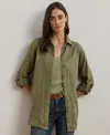 Ralph Lauren Relaxed Fit Linen Shirt In Sage Green
