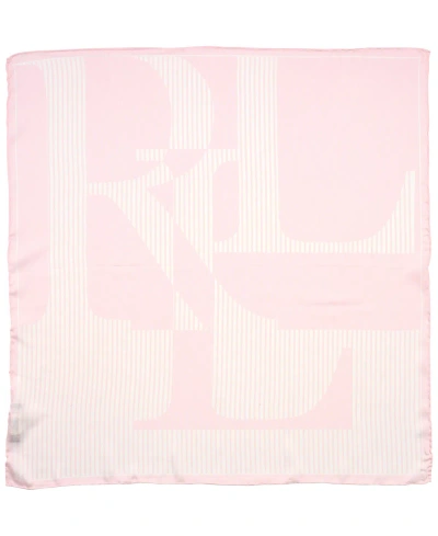 Lauren Ralph Lauren Logo Square In Pale Pink