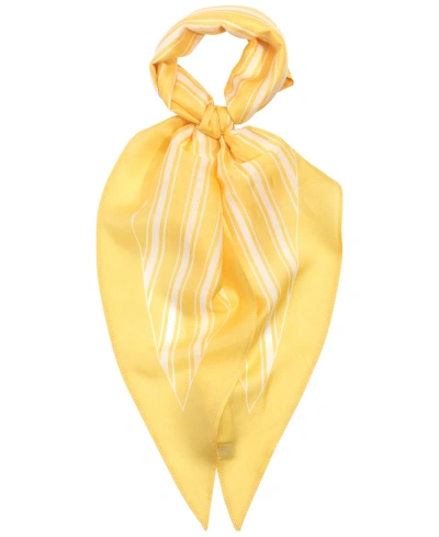 Lauren Ralph Lauren Logo Stripe Small Diamond In Yellow