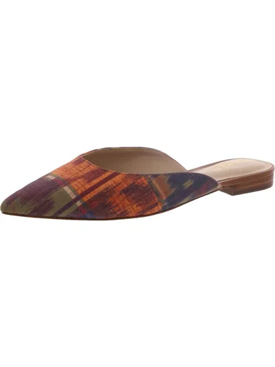 Ralph Lauren Londyn Mule Womens Printed Heeled Mules In Multi