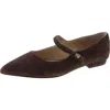 Ralph Lauren Londyn Suede Mary Jane In Brown