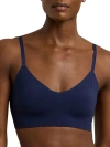 Ralph Lauren Luxe Smoothing Wire-free Bra In Navy