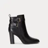 Ralph Lauren Women's Madisyn Buckled Dress Booties In Black