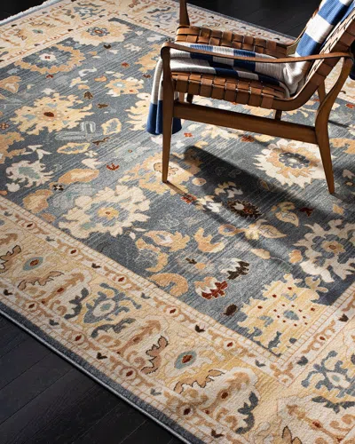 Ralph Lauren Marie Power-loomed Rug, 8' X 10' In Charcoal