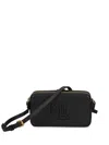 Ralph Lauren Witley Leather Crossbody Wallet In Black