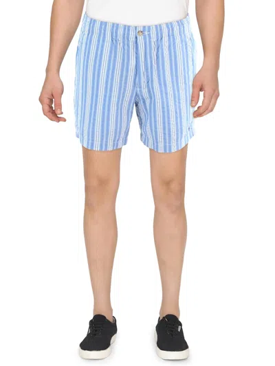 Ralph Lauren Mens Striped Cotton Casual Shorts In Multi