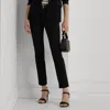Ralph Lauren Mid-rise Straight Jean In Black