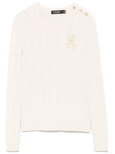 Ralph Lauren Montiva Sweater In White
