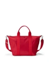 Ralph Lauren Lauren  Nylon Extra-large Stevie Zip Tote Bag Woman Handbag Red Size - Recycled Nylon In Red
