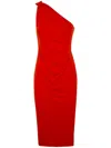 Ralph Lauren Elastic Waisted Trousers With Sartin Details In Orange