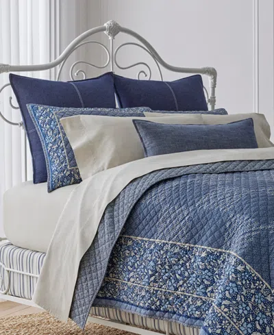 Ralph Lauren Penwood Quilt, Twin In Indigo