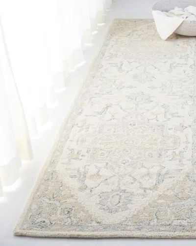 Ralph Lauren Percy Hand-woven Rug, 2' X 8' In Ivory, Beige