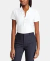Ralph Lauren Petite Stretch Polo In White