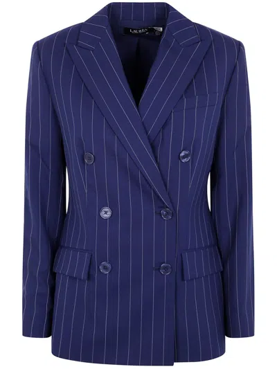 RALPH LAUREN PINSTRIPED BLAZER